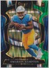 Omarion Hampton 2025 Panini Select Black & Green Flash Prizm Rookie Card #2