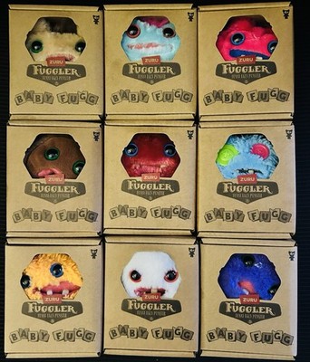 Series 4 Complete Set of 9 BABY FUGGLER Mini 3.5” Plush Rare