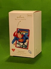 NEW HALLMARK KEEPSAKE 2008 SUPERMAN DC COMIC BOOK HEROES #1 CHRISTMAS ORNAMENT