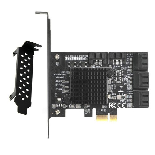 Wholesale Expansion Card Controller Adapter PCI-E to 8 Port SATA 3.0 6G For HDD - Photo 6/10