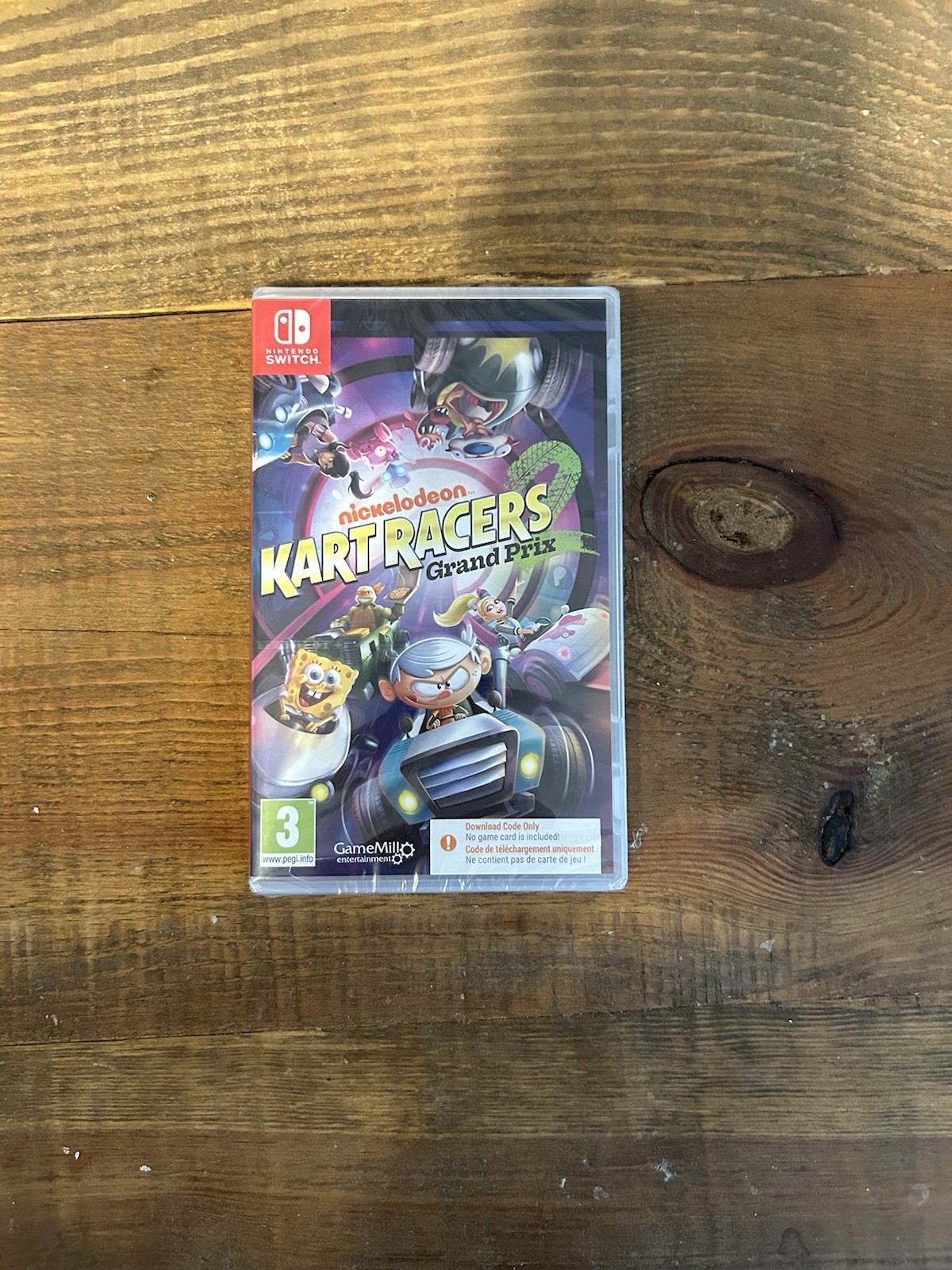 Nickelodeon Kart Racers 2 Grand Prix - Switch - Code In The Box New & Sealed