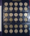 COMPLETE JEFFERSON NICKEL SET 1938-2003 WITH PROOFS IN ALBUM (179 COINS) — photo 2