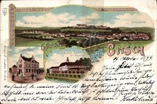 Litho Bitche Bitsch Lothringen Moselle, Panorama, Festung,... - 4341965