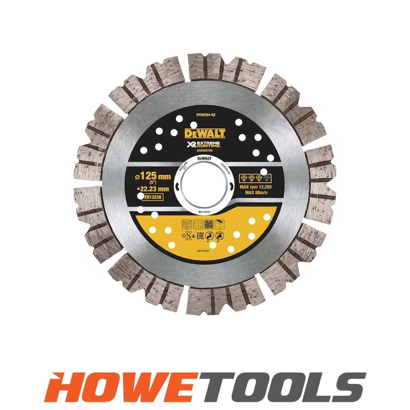 DEWALT DT90294-QZ EXTREME concrete cutting 125mm x 22.23mm