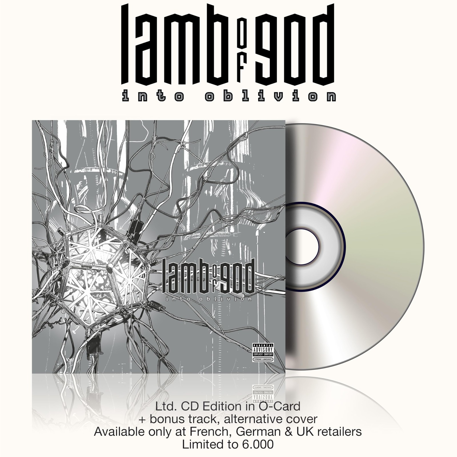 Lamb of God Into Oblivion CD NEW