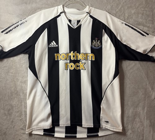 Adidas Newcastle United Home Soccer Jersey Owen #10 Large EPL 2005