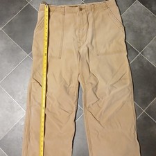 Abercrombie  Fitch Y2k Vtg 34x34 10" Wide Leg Khaki Pants