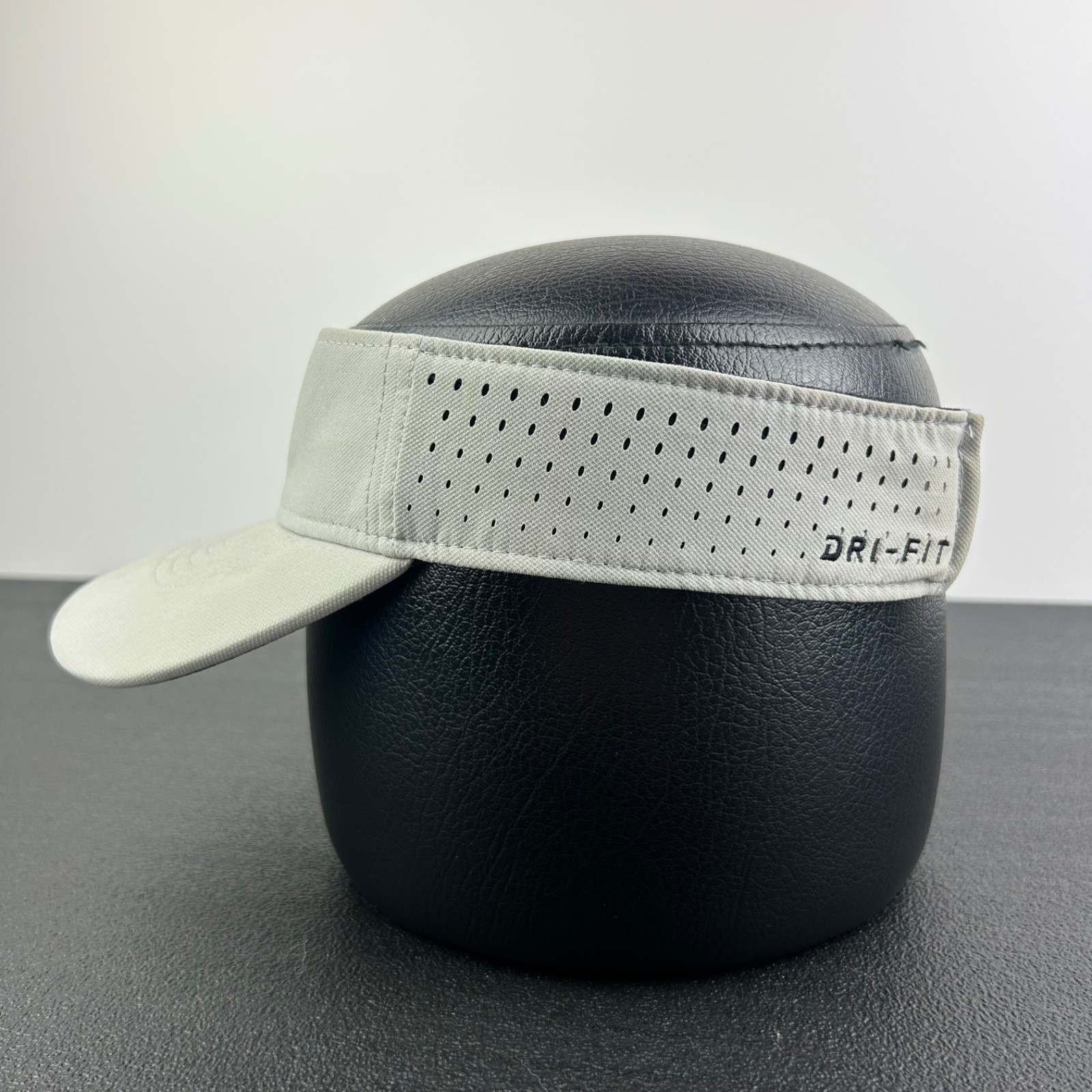 Nike Hat Cap Visor Strap Back Adjustable Gray Dri… - image 2