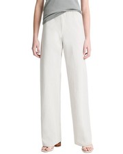 Vince Linen-Blend High Waist Cotton Bias Pant Women's