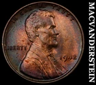 1942 Lincoln Wheat Cent - Choice Gem Brilliant Unc  Color  No Reserve  #G7905