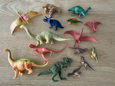 Dinosaurs Toy Mixed Lot of 15 Hard Plastic Play Figures