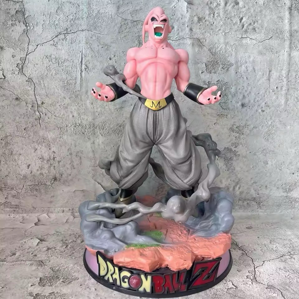 Figura Dragon Ball Z Buu Boo 46 cm - Son Goku Anime Coleccionista Manga Regalo