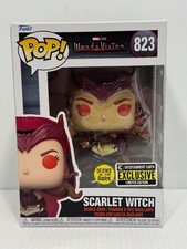 Wanda Witch Marvel Funko Pop! #823 Glows in the Dark EE Exclusive W Protector