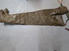 Vintage Northerners Men’s Green Rubber Chest Waders Boots Fish Hunt USA