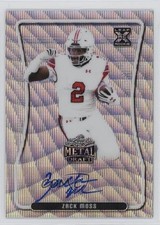 2020 Leaf Metal Draft Silver Wave 25/50 Zack Moss #BA-ZM1 Auto 1cc7