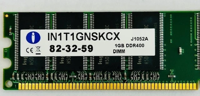 1GB Integral IN1T1GNSKCX 82-32-59 PC3200U 400MHz DDR1 Computer Memory Module - Image 2 of 4
