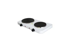 MegaChef Electric Easily Portable Ultra Lightweight Dual Burner Cooktop Buffet R