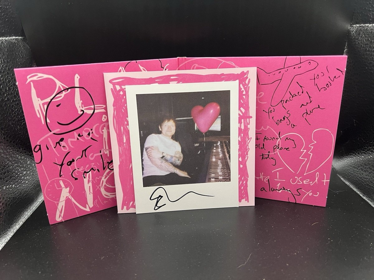 2025 ED SHEERAN Play Cd Signed Polaroid AUTOGRAPHED | eBay