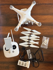 DJI Phantom 3 Advanced Drone 3-Axis Gimbal 23min 3.1mi w/ Remote, 2 Batteries