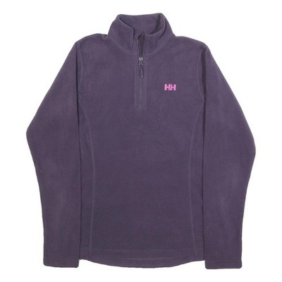 HELLY HANSEN Damen lila unifarben Pullover Pulli Rundhals M Fleece