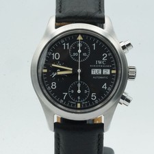IWC AVIATORE CHRONO AUTOMATICO OROLOGIO UOMO 40MM IWC 3706 ACCIAIO TOP IWC114 2