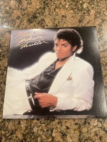 Thriller by Michael Jackson (Vinyl, 1982) Ultra Rare Promo Copy CBS Stamp