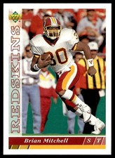 1993 Upper Deck Brian Mitchell Washington Redskins #315