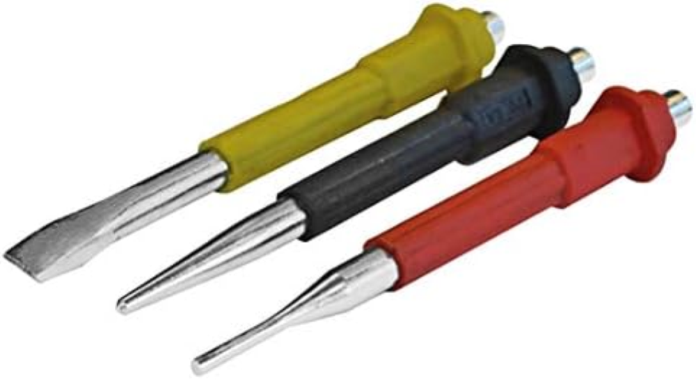 Roughneck ROU31176 31176 punch e scalpello set â€" nero (pezzi)