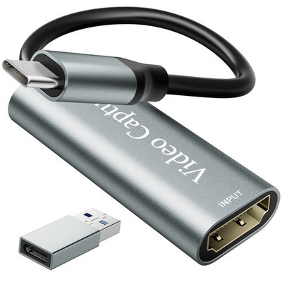 VIXLW Video Capture Card, USB3.0 HDMI to USB C Capture Card, 4K 1080P 60FPS, ...