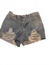 Pacsun Vintage High Rise Distressed Denim Shorts Size 23