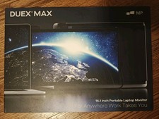 Mobile Pixels Duex Max Set Sail Blue 14.1'' LCD Portable Laptop Monitor 1080p