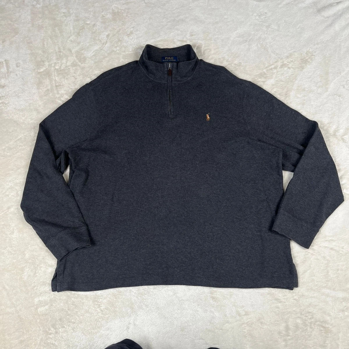 25+ Polo Ralph Lauren Men's Gray 1/2 Zip Features for sale