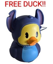 BOGO   DISNEY'S STITCH RUBBER DUCK BY DISNEY 3"   BONUS FREE DUCK OF SAME SIZE   