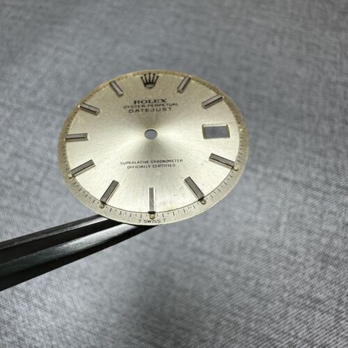 Rolex Datejust Plexy 1601 1603 1600 Vintage Cadran Cadran Cadran T Suisse T - Photo 3 sur 5