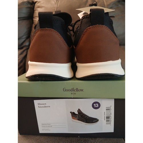 Shaun Hybrid elegante Herren-Sneaker schwarz/braun – Goodfellow & Co – Größe 13 #964 - Bild 7 von 8