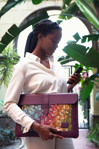 Personalized Leather Sleeve Bag for MacBook Pro and Air - 16'', 15", 14'', 13'' - Picture 4 of 26