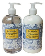 Greenwich Bay LAVENDER CHAMOMILE Shea Butter Hand Soap  Lotion Set, 16oz. Each