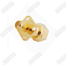10x F Male Plug to SMA Jack Female Straight RF Adapter Connector