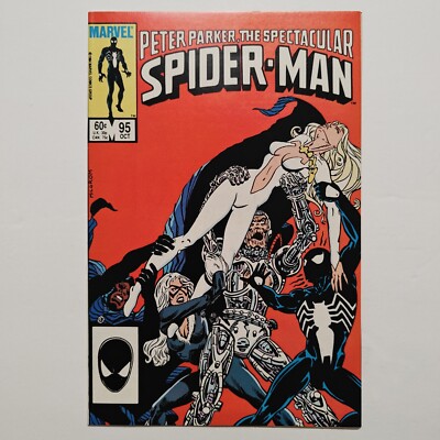 Spectacular Spider-Man #95 (1984) Cloak & Dagger Black Cat Cover App - VF/NM