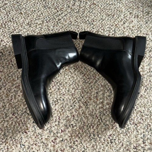 ZARA Men’s Chelsea Boots in Black Size 40 - Picture 11 of 11