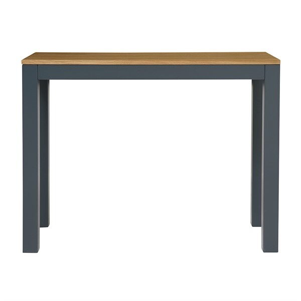 Cotswold Company Chalford Inky Blue Contemporary Minimalist Oak Desk