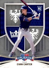 2024 Panini Crusade Silver - Evan Carter #96 (RC)