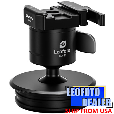 Leofoto Outdoors Ball Head with 100mm Systematic Adapter - MAB-100X Arca Clamp