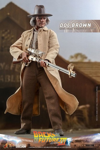 New Hot Toys MMS617 Back to the Future Part III 1/6 Doc Brown Action Figure Gift - Picture 23 of 23