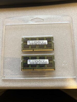 Memory Samsung 2GB 2GBx2 DDR3 PC3-8500S-07-10-F2 204pin SODIMM Laptop RAM