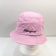Life Is Good Bucket Hat Sun Pink Heart Women's