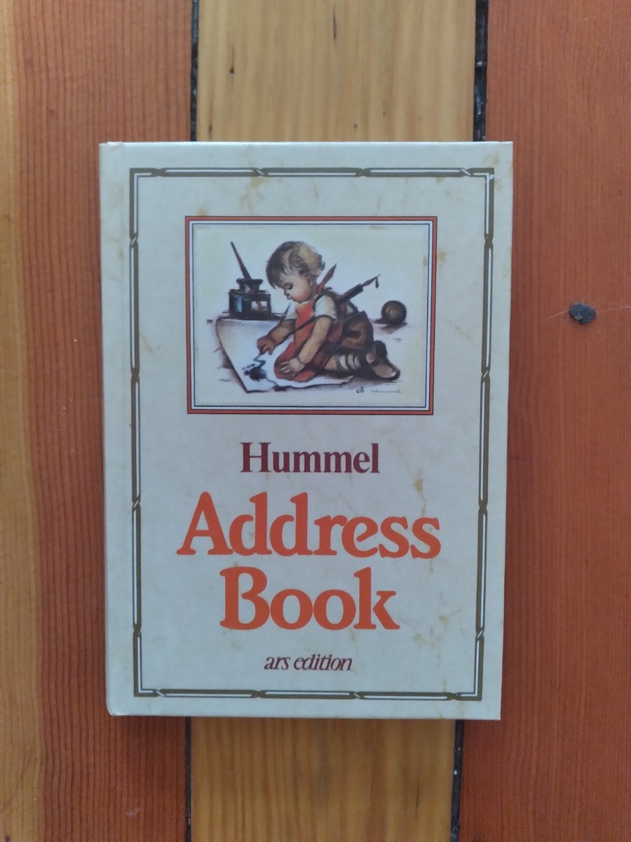 VTG West Germany Hummel Address Book 1984 Ars Edition Printed A-Z