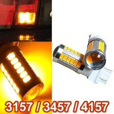 Strobe Front Turn Signal Light Amber 33 Smd Led Bulb T25 3057 3157 4157 W1 Df A