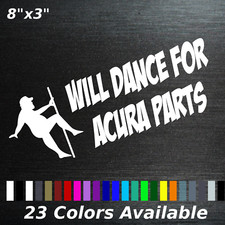 Pair Will Dance For Truck Car Parts Decal Sticker Chevy Ford Diesel Honda Toyota