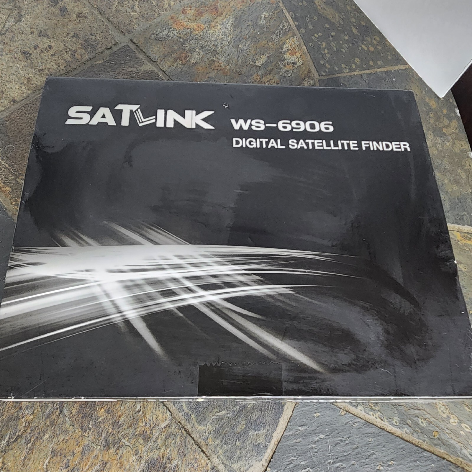 Satlink WS-6906 Satellite Finder Tested Working With Manual And Cords